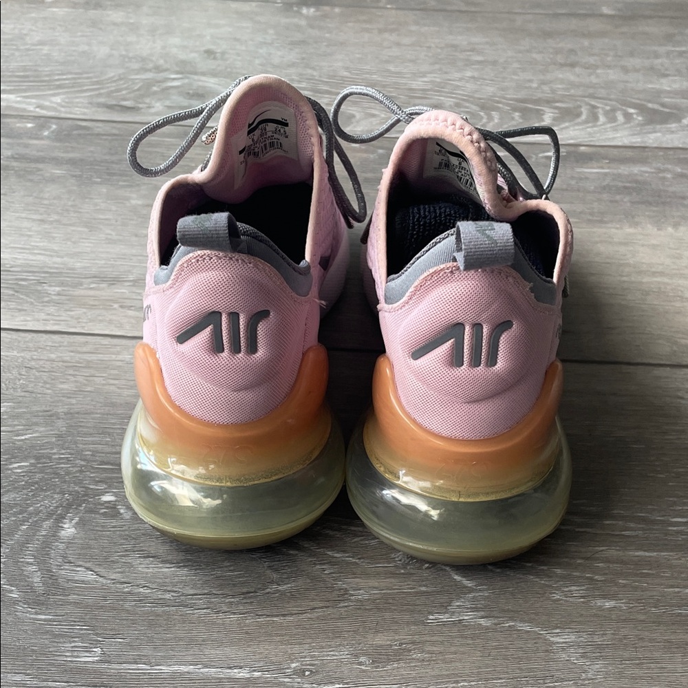 Nike Air Max 270 Women's Pink and Grey Sneakers - Picture 4 of 5